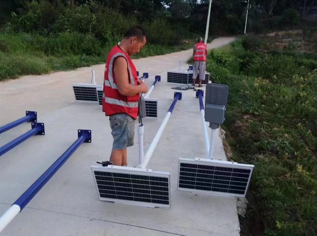 山鎮鄉村照明建設---豐朗光電