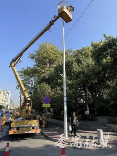 廣州番禺區新裝LED路燈全部亮燈---豐朗光電